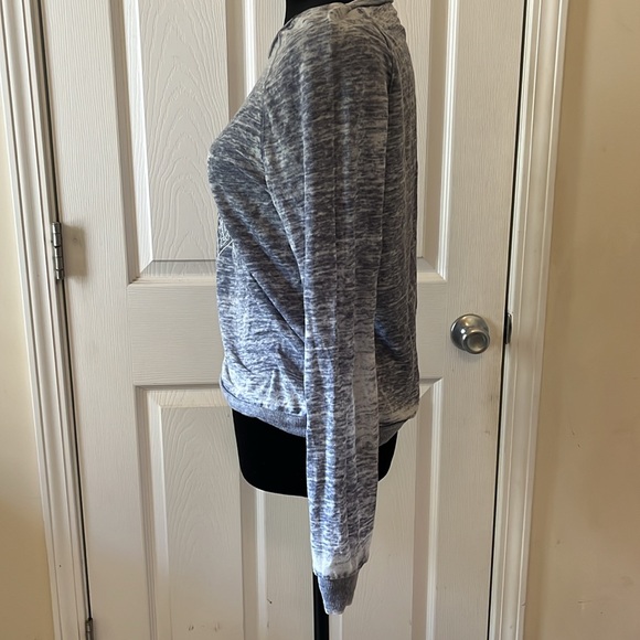 Miken Flow blue burnout sweatshirt size xs - Picture 2 of 3